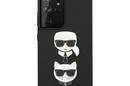 Karl Lagerfeld Saffiano Karl & Choupette Heads - Etui Samsung Galaxy S21 Ultra (czarny) - zdjęcie 3