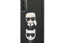 Karl Lagerfeld Saffiano Karl & Choupette Heads - Etui Samsung Galaxy S21+ (czarny) - zdjęcie 2