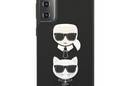Karl Lagerfeld Saffiano Karl & Choupette Heads - Etui Samsung Galaxy S21+ (czarny) - zdjęcie 3