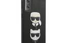 Karl Lagerfeld Saffiano Karl & Choupette Heads - Etui Samsung Galaxy S21+ (czarny) - zdjęcie 4