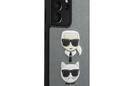 Karl Lagerfeld Saffiano Karl & Choupette Heads - Etui Samsung Galaxy S21 Ultra (srebrny) - zdjęcie 4