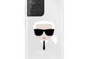 Karl Lagerfeld Head - Etui Samsung Galaxy S21 Ultra (przezroczysty) - zdjęcie 1