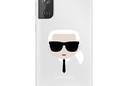 Karl Lagerfeld Head - Etui Samsung Galaxy S21 (przezroczysty) - zdjęcie 1