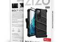 Zizo Bolt Cover - Pancerne etui Samsung Galaxy S20 FE ze szkłem 9H na ekran + podstawka & uchwyt do paska (czarny) - zdjęcie 9