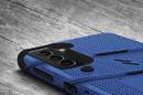 Zizo Bolt Cover - Pancerne etui Samsung Galaxy S21 5G ze szkłem 9H na ekran + podstawka & uchwyt do paska (niebieski/czarny) - zdjęcie 7