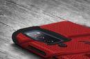 Zizo Bolt Cover - Pancerne etui Samsung Galaxy S20 FE ze szkłem 9H na ekran + podstawka & uchwyt do paska (czerwony/czarny) - zdjęcie 8