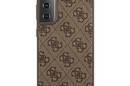 Guess 4G Metal Logo - Etui Samsung Galaxy S21 + (brązowy) - zdjęcie 3