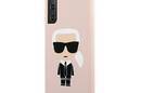 Karl Lagerfeld Fullbody Silicone Iconic - Etui Samsung Galaxy S21 + (Różowy) - zdjęcie 2