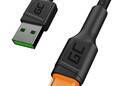 Green Cell Ray - Kabel Przewód USB - microUSB 120cm z żółtym podświetleniem LED, szybkie ładowanie Ultra Charge, QC3.0 - zdjęcie 1
