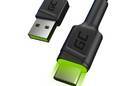 Green Cell Ray - Kabel Przewód USB - USB-C 120cm z zielonym podświetleniem LED i obsługą szybkiego ładowania Ultra Charge, QC 3.0 - zdjęcie 4