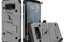 Zizo Bolt Cover - Pancerne etui Samsung Galaxy S8 ze szkłem 9H na ekran + podstawka & uchwyt do paska (Gray/Black) - zdjęcie 3