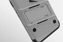Zizo Bolt Cover - Pancerne etui Samsung Galaxy S8 ze szkłem 9H na ekran + podstawka & uchwyt do paska (Gray/Black) - zdjęcie 9