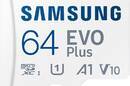 Samsung microSDXC EVO Plus -  Karta pamięci 64 GB UHS-I U1 A1 V10  z adapterem - zdjęcie 1