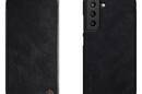 Nillkin Qin Leather Case - Etui Samsung Galaxy S21 FE 2021 (Black) - zdjęcie 6