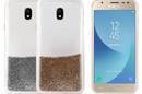 PURO Sand Cover - Etui Samsung Galaxy J3 (2017) (liquid & glitters Silver) - zdjęcie 3