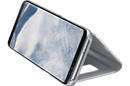 Samsung Clear View Standing Cover - Etui z klapką Samsung Galaxy S8+ w/ stand-up (srebrny) - zdjęcie 4