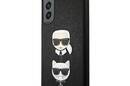 Karl Lagerfeld Saffiano Karl & Choupette Heads - Etui Samsung Galaxy S21 FE (czarny) - zdjęcie 2