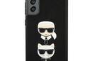 Karl Lagerfeld Saffiano Karl & Choupette Heads - Etui Samsung Galaxy S21 FE (czarny) - zdjęcie 3