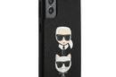 Karl Lagerfeld Saffiano Karl & Choupette Heads - Etui Samsung Galaxy S21 FE (czarny) - zdjęcie 4