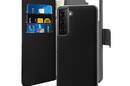 PURO Wallet Detachable - Etui 2w1 Samsung Galaxy S21 FE (czarny) - zdjęcie 1