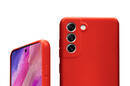 Crong Color Cover - Etui Samsung Galaxy S21 FE (czerwony) - zdjęcie 6