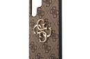 Guess 4G Big Metal Logo - Etui Samsung Galaxy S22 Ultra (brązowy) - zdjęcie 6