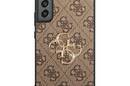 Guess 4G Big Metal Logo - Etui Samsung Galaxy S22+ (brązowy) - zdjęcie 3