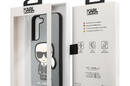 Karl Lagerfeld Saffiano Ikonik Patch - Etui Samsung Galaxy S22 (srebrny) - zdjęcie 2