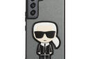 Karl Lagerfeld Saffiano Ikonik Patch - Etui Samsung Galaxy S22 (srebrny) - zdjęcie 4