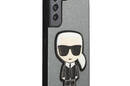 Karl Lagerfeld Saffiano Ikonik Patch - Etui Samsung Galaxy S22 (srebrny) - zdjęcie 5