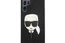 Karl Lagerfeld Saffiano Ikonik Karl`s Head - Etui Samsung Galaxy S22 Ultra (czarny) - zdjęcie 2