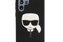 Karl Lagerfeld Saffiano Ikonik Karl`s Head - Etui Samsung Galaxy S22 Ultra (czarny) - zdjęcie 3