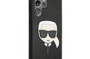 Karl Lagerfeld Saffiano Ikonik Karl`s Head - Etui Samsung Galaxy S22 Ultra (czarny) - zdjęcie 4