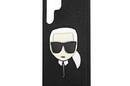 Karl Lagerfeld Saffiano Ikonik Karl`s Head - Etui Samsung Galaxy S22 Ultra (czarny) - zdjęcie 5