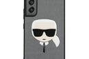 Karl Lagerfeld Saffiano Ikonik Karl`s Head - Etui Samsung Galaxy S22+ (srebrny) - zdjęcie 3