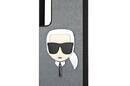 Karl Lagerfeld Saffiano Ikonik Karl`s Head - Etui Samsung Galaxy S22+ (srebrny) - zdjęcie 6