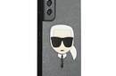 Karl Lagerfeld Saffiano Ikonik Karl`s Head - Etui Samsung Galaxy S22 (srebrny) - zdjęcie 4