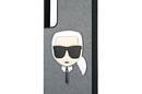 Karl Lagerfeld Saffiano Ikonik Karl`s Head - Etui Samsung Galaxy S22 (srebrny) - zdjęcie 6