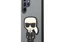 Karl Lagerfeld Saffiano Ikonik Patch - Etui Samsung Galaxy S22 Ultra (srebrny) - zdjęcie 3