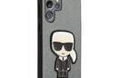 Karl Lagerfeld Saffiano Ikonik Patch - Etui Samsung Galaxy S22 Ultra (srebrny) - zdjęcie 5