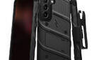 ZIZO BOLT Series - Pancerne etui Samsung Galaxy S22 ze szkłem 9H na ekran + uchwyt z podstawką (czarny) - zdjęcie 1