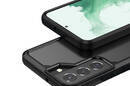 Crong Hybrid Clear Cover - Etui Samsung Galaxy S22 (czarny) - zdjęcie 3