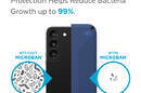 Speck Presidio2 Grip - Etui Samsung Galaxy S22+ z powłoką MICROBAN (Coastal Blue/Black) - zdjęcie 10