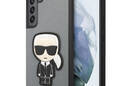 Karl Lagerfeld Saffiano Ikonik Patch - Etui Samsung Galaxy S22+ (srebrny) - zdjęcie 1