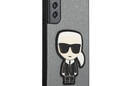 Karl Lagerfeld Saffiano Ikonik Patch - Etui Samsung Galaxy S22+ (srebrny) - zdjęcie 5