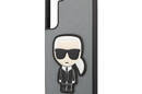 Karl Lagerfeld Saffiano Ikonik Patch - Etui Samsung Galaxy S22+ (srebrny) - zdjęcie 7