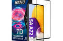 Crong 7D Nano Flexible Glass – Niepękające szkło hybrydowe 9H na cały ekran Samsung Galaxy A72 - zdjęcie 1