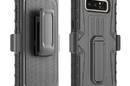 Zizo Heavy Duty Armor Case - Pancerne etui Samsung Galaxy Note 8 (2017) z podstawką + uchwyt do paska (Black/Black) - zdjęcie 2