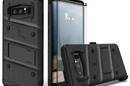 Zizo Bolt Cover - Pancerne etui Samsung Galaxy Note 8 (2017) ze szkłem 9H na ekran + podstawka & uchwyt do paska (Black/Black) - zdjęcie 3