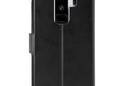 PURO Booklet Wallet Case - Etui Samsung Galaxy S9+ z kieszeniami na karty + stand up (czarny) - zdjęcie 3